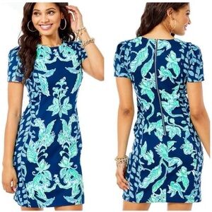 Lilly Pulitzer Lelicia Dress - High Tide Navy - sz 4 NWOT